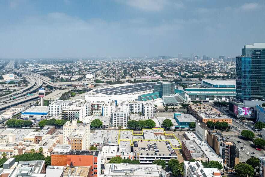 1344-1346 S Flower St, Los Angeles, CA à vendre - Aérien – Image 3 sur 21