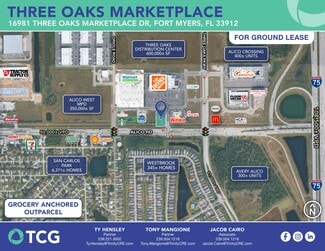 Plus de détails pour 17001 Three Oaks Marketplace Dr, Fort Myers, FL - Terrain à louer
