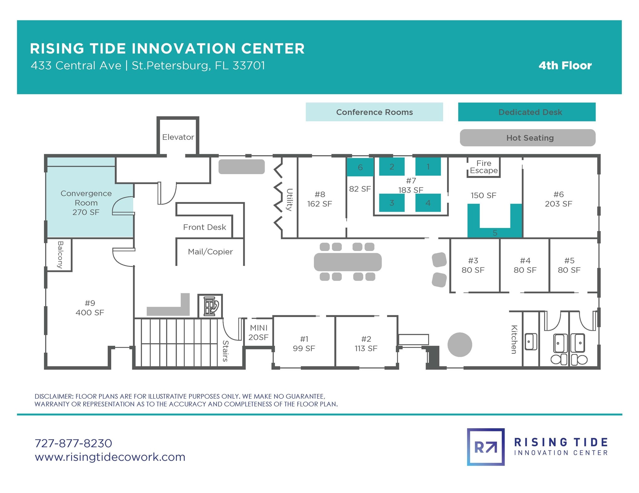 433 Central Ave, Saint Petersburg, FL à louer Plan d’étage– Image 1 sur 1