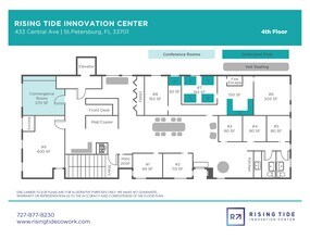 433 Central Ave, Saint Petersburg, FL à louer Plan d’étage– Image 1 sur 1