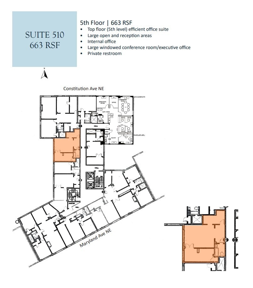 100-110 Maryland Ave NE, Washington, DC à louer Plan d’étage– Image 1 sur 1