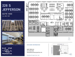 328 S Jefferson St, Chicago, IL à louer Plan d’étage– Image 1 sur 18