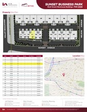 139-189 N Sunset Blvd, City of Industry, CA à louer Plan de site– Image 2 sur 2