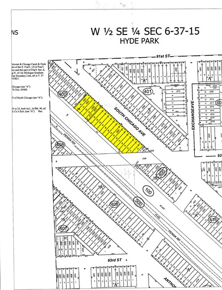 9142 S South Chicago Ave, Chicago, IL à louer - Plan cadastral – Image 3 sur 6