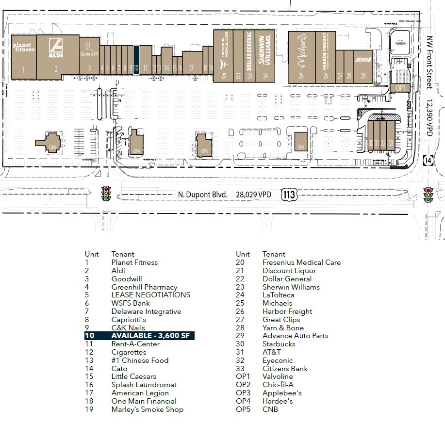 600-698 N Dupont Blvd, Milford, DE à louer Photo de l’immeuble– Image 1 sur 1