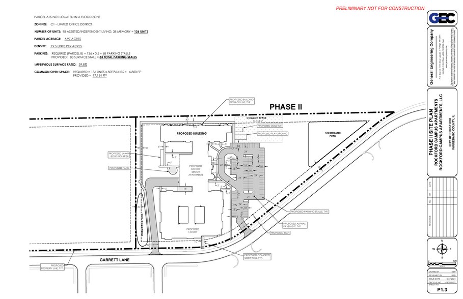 69XX Garrett Ln, Rockford, IL à vendre - Plan de site – Image 2 sur 2