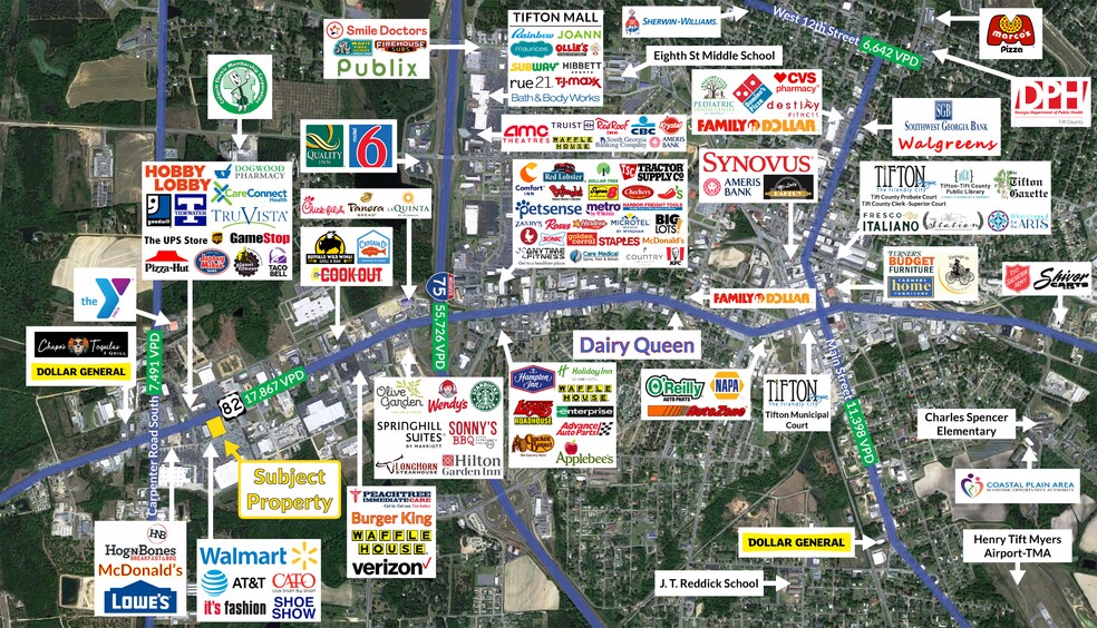 1888 US Highway 82 W, Tifton, GA à louer - Photo de l’immeuble – Image 3 sur 3