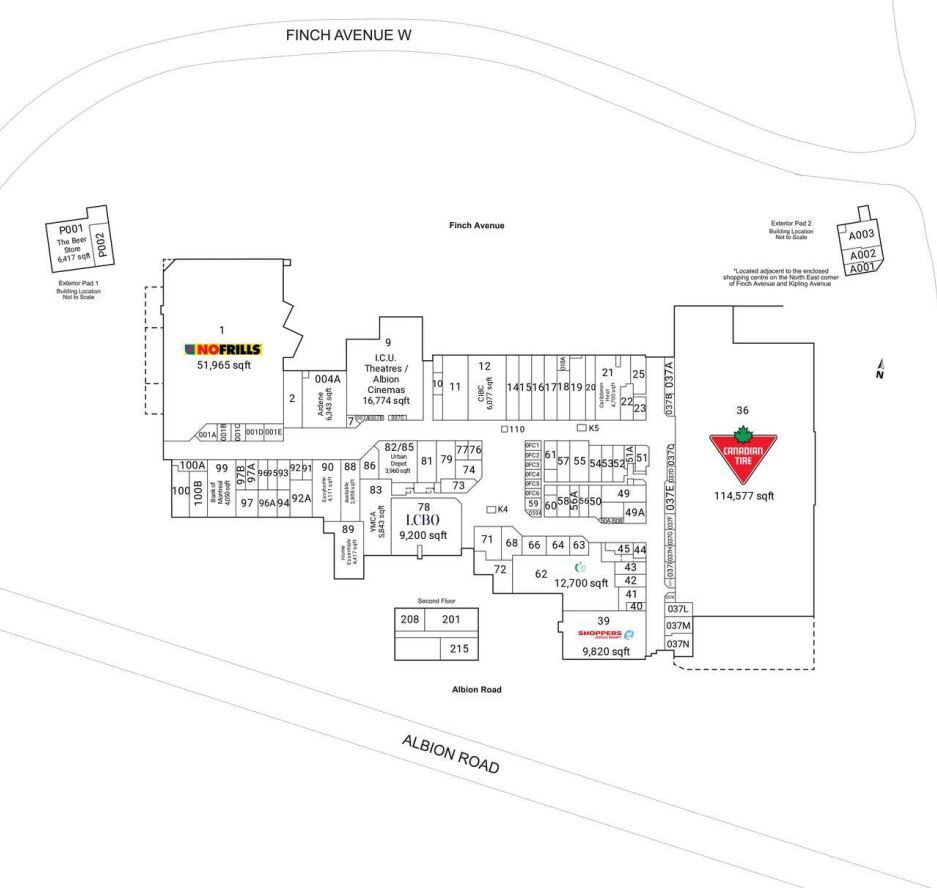 1530 Albion Rd, Toronto, ON à louer Plan de site– Image 1 sur 1