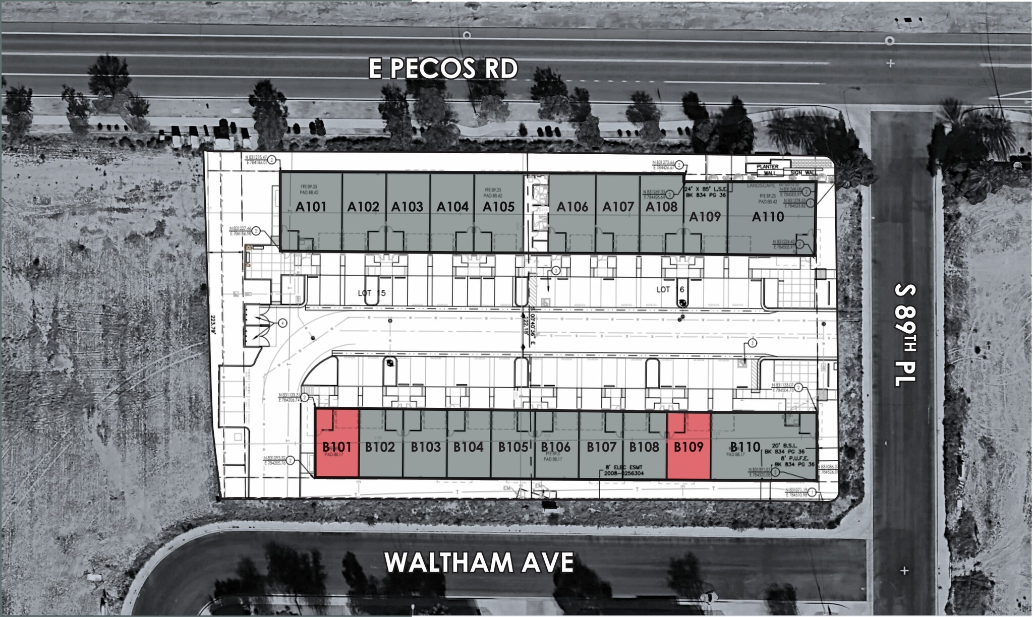 8926 Waltham Ave, Mesa, AZ à louer Plan de site– Image 1 sur 1