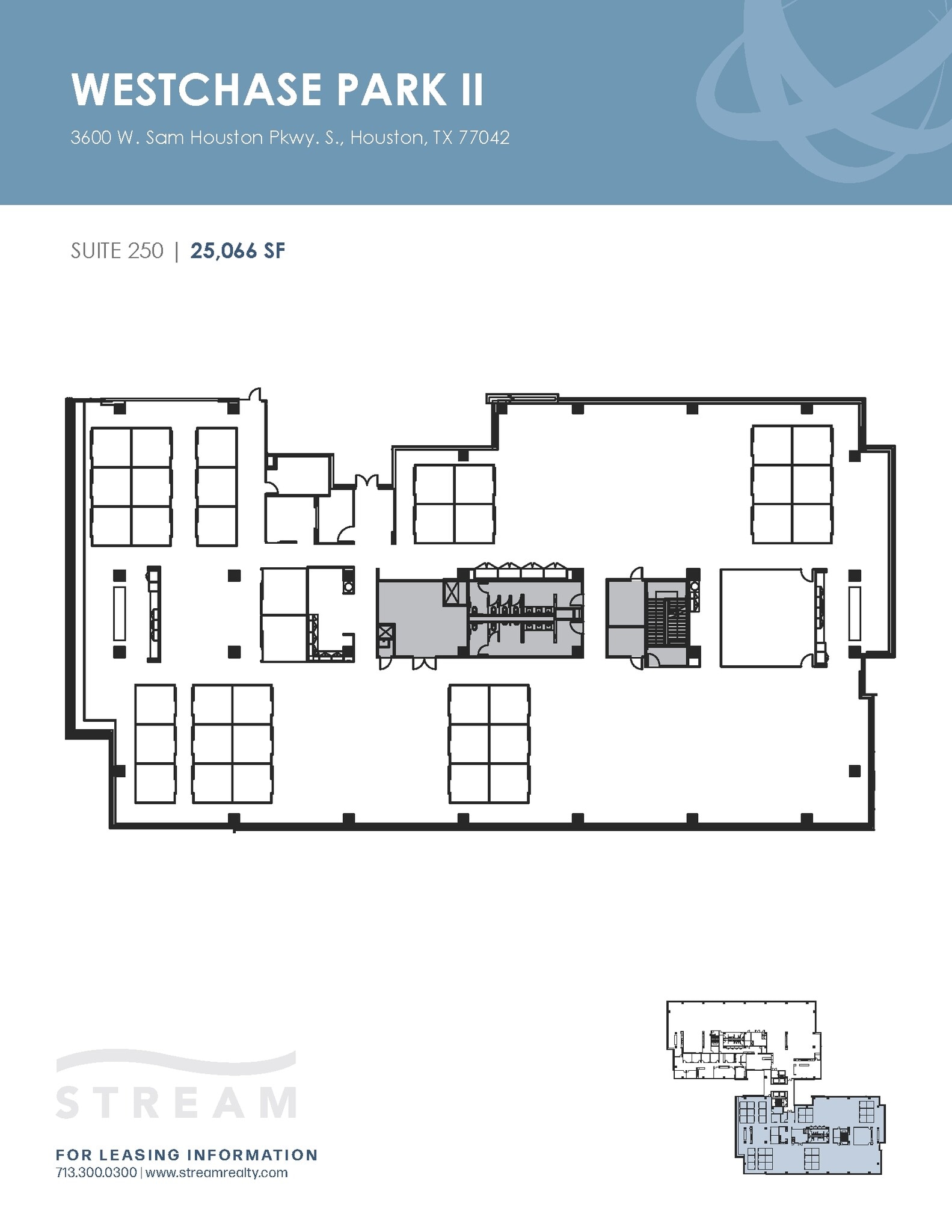 3600 W Sam Houston Pky S, Houston, TX à louer Plan d’étage– Image 1 sur 2