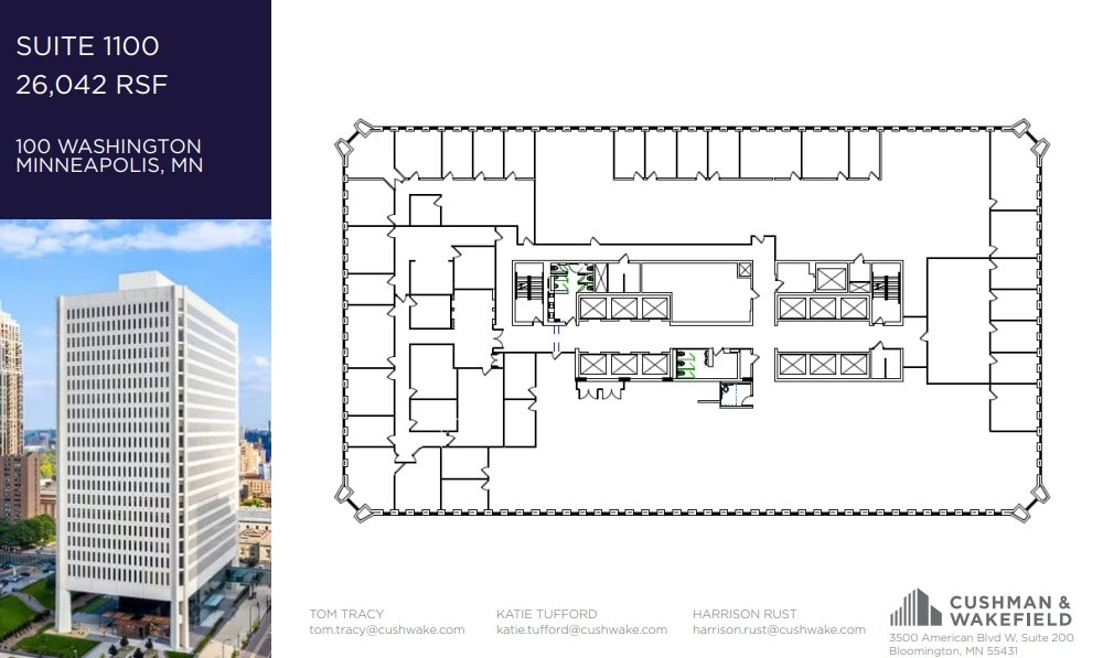 100 Washington Ave S, Minneapolis, MN à louer Plan d’étage– Image 1 sur 1