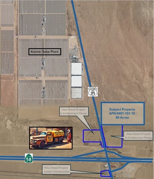 U.S. Highway 395 Hwy, Boron, CA à vendre - Photo principale – Image 1 sur 1