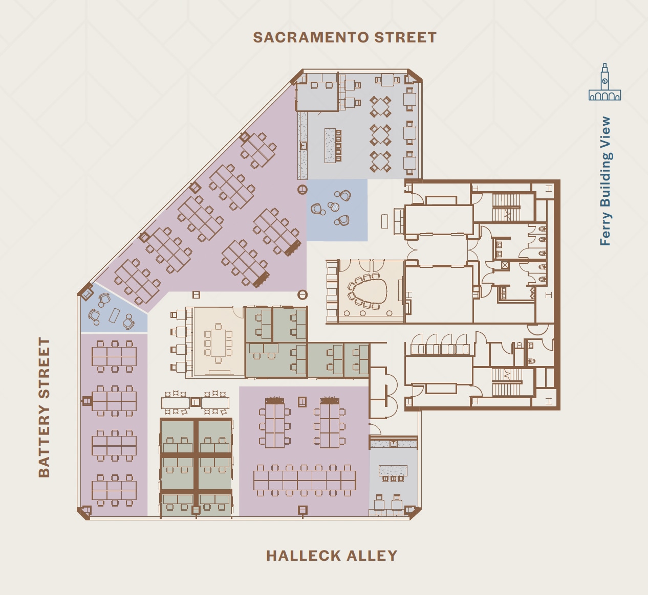 353 Sacramento St, San Francisco, CA à louer Photo intérieure– Image 1 sur 1