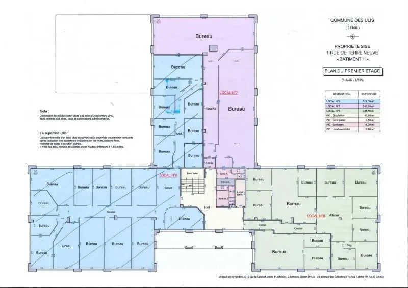 1 Rue De Terre Neuve, Les Ulis à louer - Plan d’étage – Image 3 sur 3