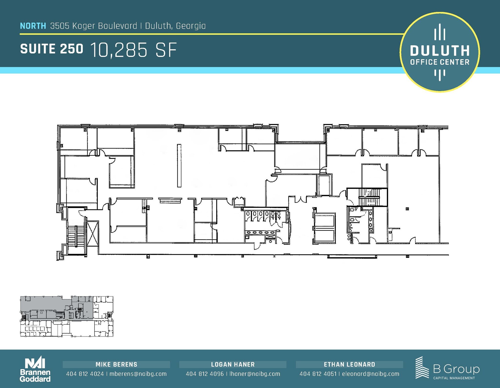 3505 Koger Blvd, Duluth, GA à louer Plan d’étage– Image 1 sur 1