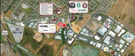 1600-1622 Corporate Cir, Petaluma, CA - VUE AÉRIENNE  vue de carte - Image1