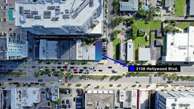 2138 Hollywood Blvd, Hollywood, FL - VUE AÉRIENNE  vue de carte - Image1