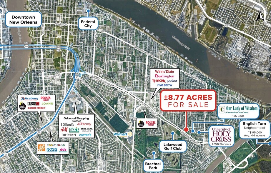 134401 Eton St, New Orleans, LA à vendre - Aérien – Image 2 sur 2