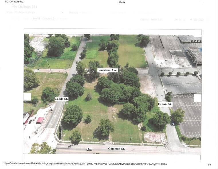 719 Caddo Street Lot 11, Shreveport, LA à vendre - Photo de l’immeuble – Image 2 sur 7
