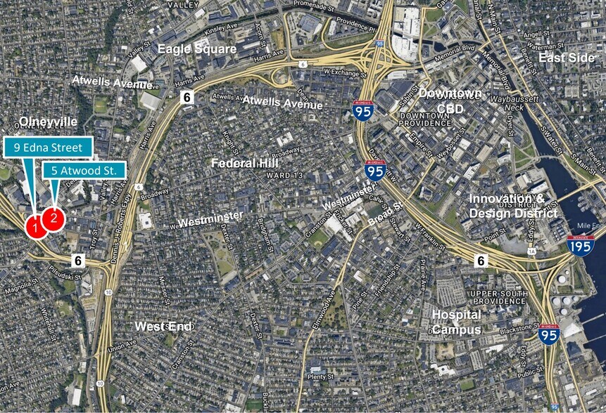 9 Edna St & 5 Atwood St, Providence, RI à vendre - Photo de l’immeuble – Image 2 sur 3