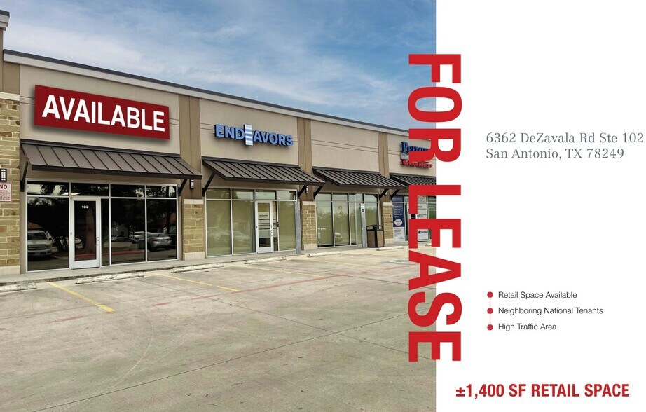 6362 De Zavala Rd, San Antonio, TX à louer - Photo de l’immeuble – Image 2 sur 3