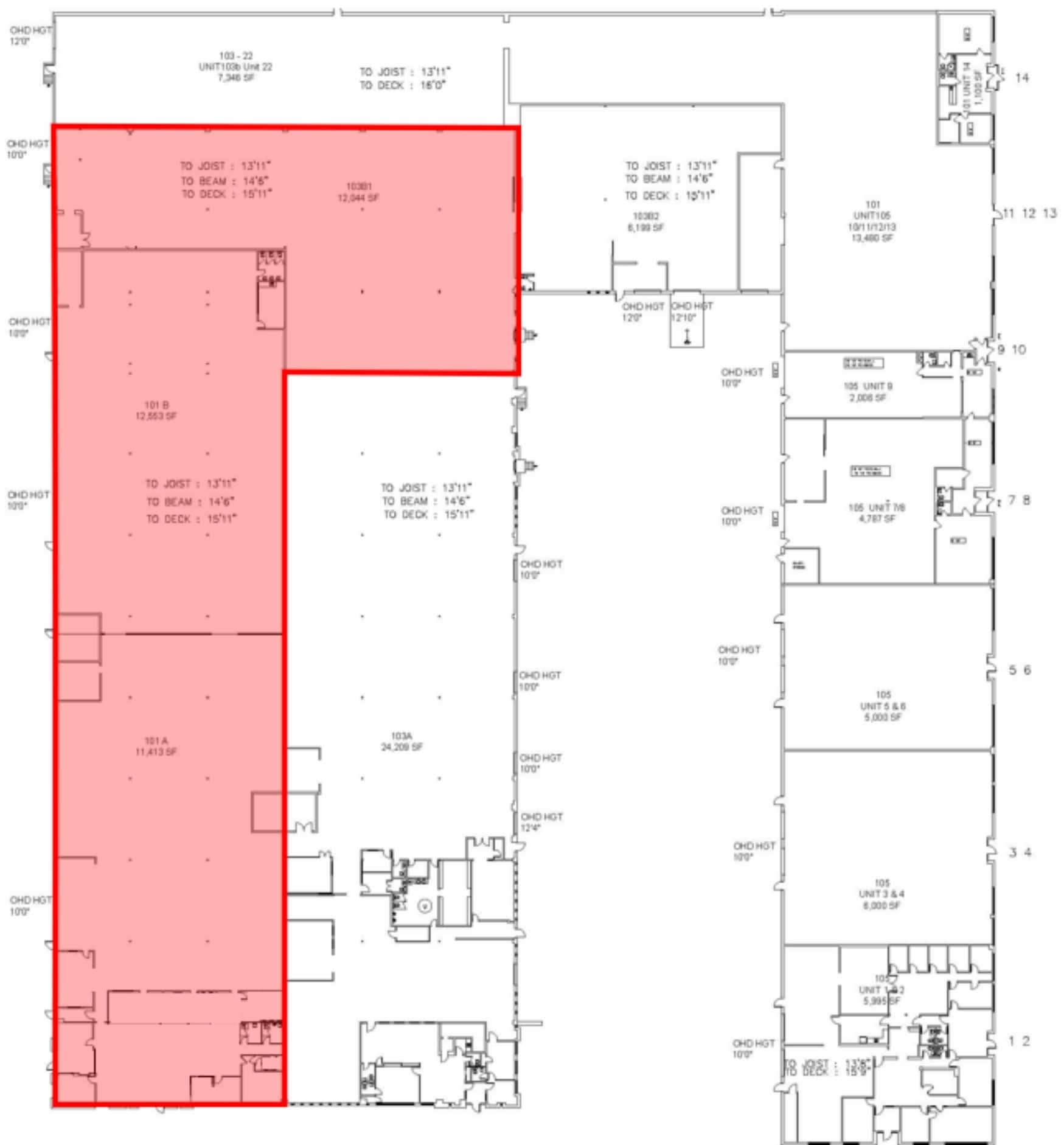 101 Brisbane Rd, Toronto, ON à louer Plan d’étage– Image 1 sur 6