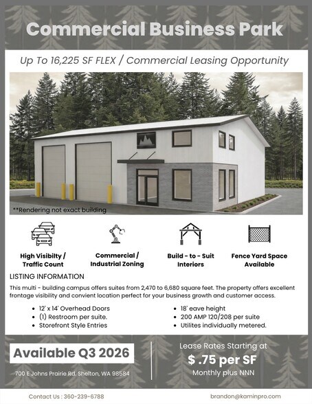 700 E Johns Prairie Rd, Shelton, WA à louer - Photo de l’immeuble – Image 1 sur 2