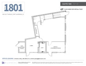1801 SE 3rd Ave, Fort Lauderdale, FL à louer Plan d’étage– Image 1 sur 1