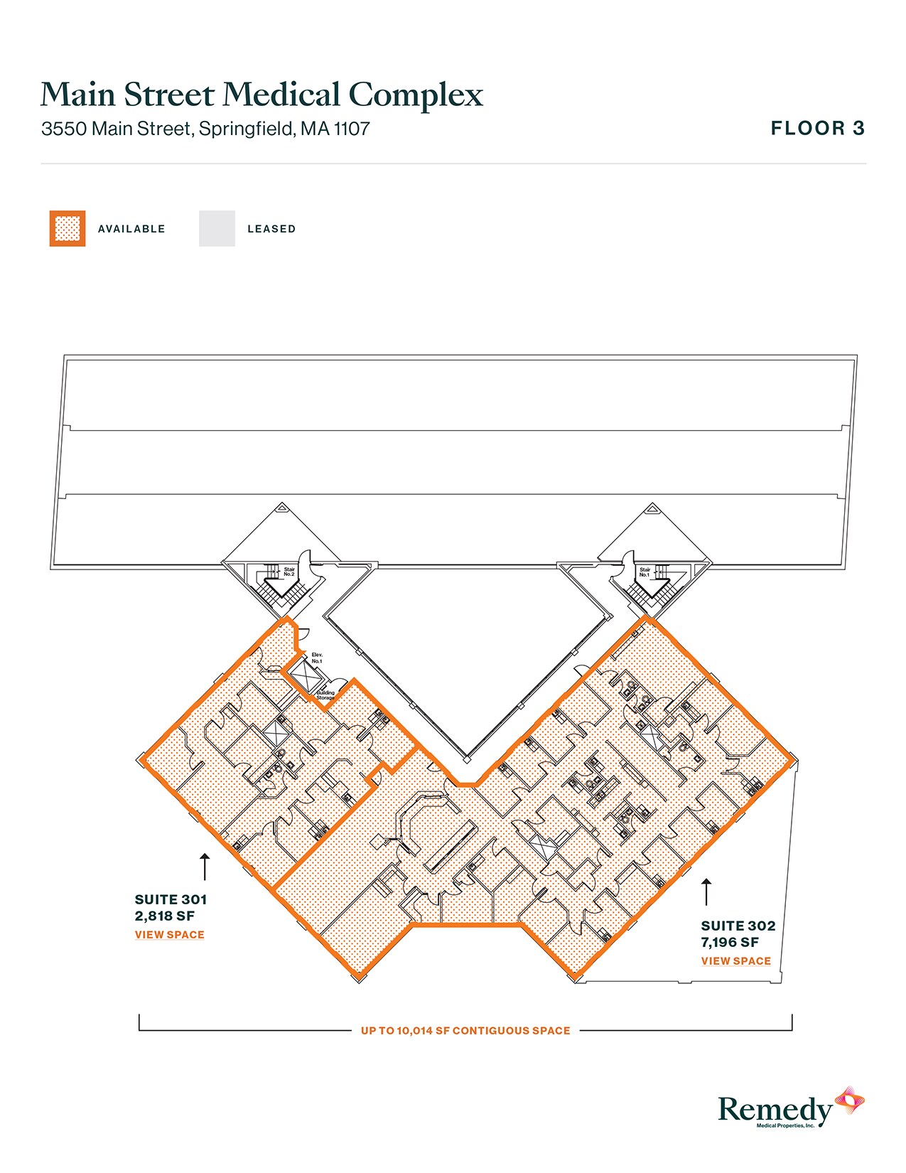3550 Main St, Springfield, MA à louer Plan d’étage– Image 1 sur 1