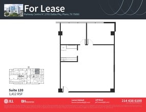 2701 Dallas Pky, Plano, TX à louer Plan d’étage– Image 1 sur 1