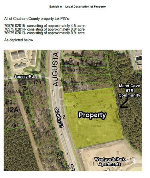 GA Hwy 21, Port Wentworth, GA à vendre - Aérien – Image 3 sur 5