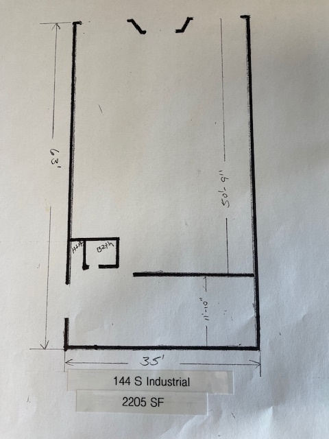 144 S Industrial Rd, Tupelo, MS à louer Plan d’étage– Image 1 sur 1