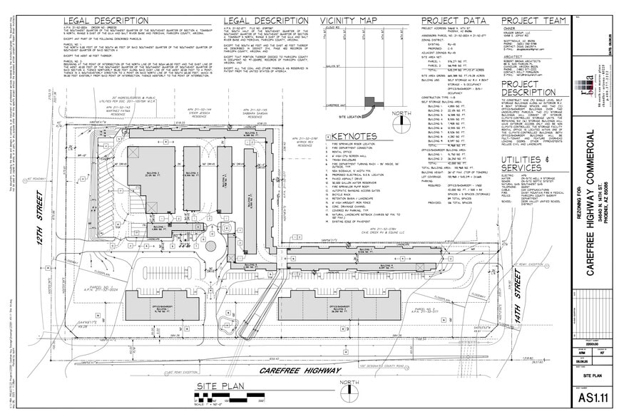 12th & Carefree Hwy, Desert Hills, AZ à vendre - Plan de site – Image 1 sur 1