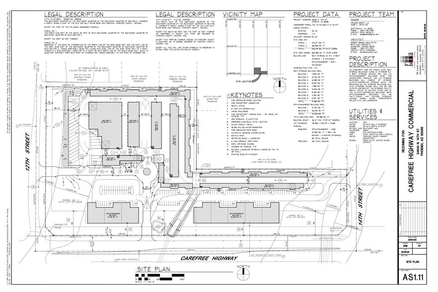12th & Carefree Hwy, Desert Hills, AZ à vendre - Plan de site – Image 2 sur 4