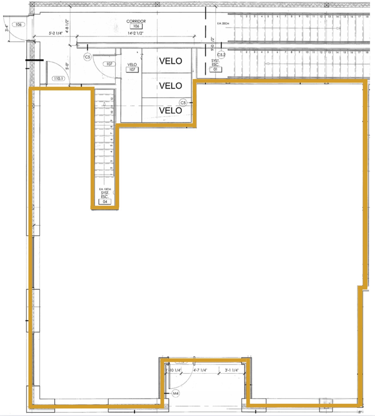 95 Rue Saint-Zotique O, Montréal, QC à louer Plan d’étage– Image 1 sur 2