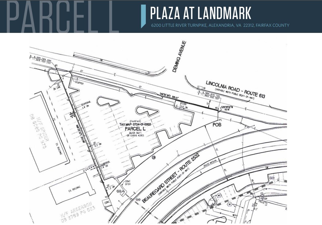 6198-6244 Little River Tpke, Alexandria, VA à louer Plan cadastral– Image 1 sur 1