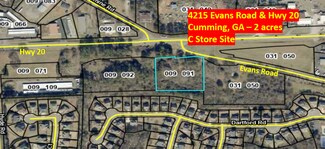 Plus de détails pour 4215 Evans Rd, Cumming, GA - Terrain à vendre