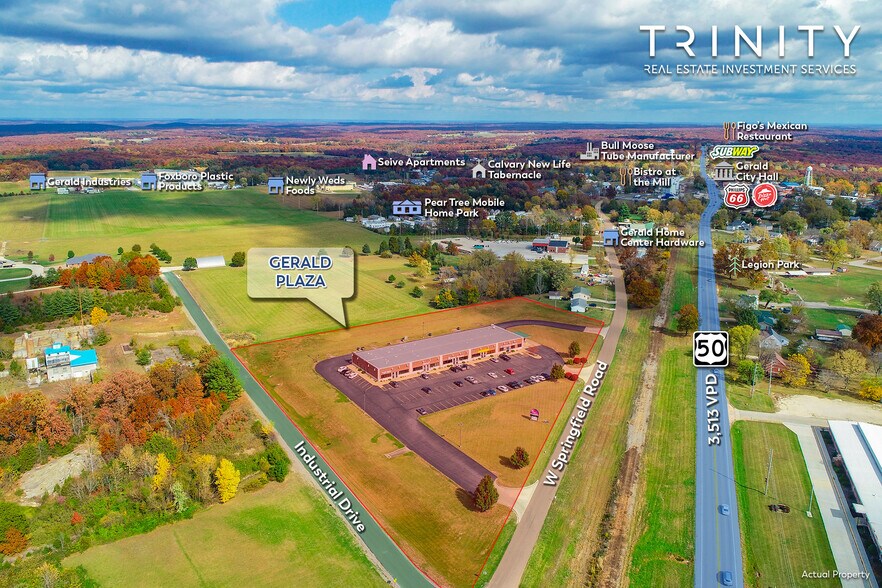 725-741 W Springfield Ave, Gerald, MO à vendre - Aérien – Image 2 sur 22