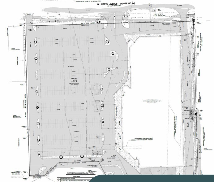 W North Ave, Melrose Park, IL à vendre - Plan de site – Image 2 sur 2