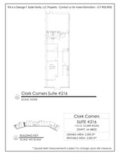 1161 E Clark Rd, Dewitt, MI à louer Plan de site– Image 1 sur 1