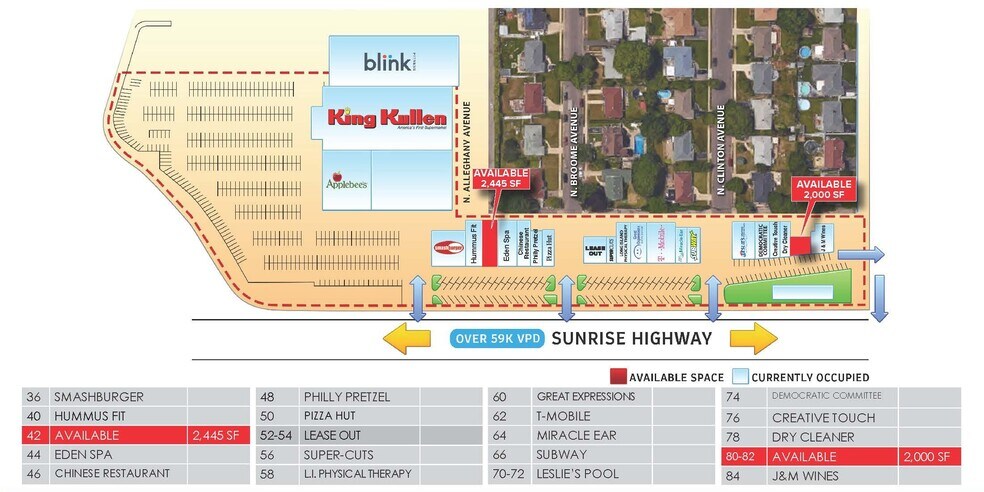 36-84 E Sunrise Hwy, Lindenhurst, NY à louer - Photo de l’immeuble – Image 3 sur 9