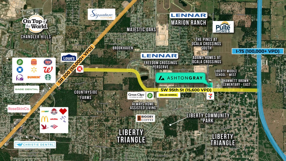 NEC SW 95th & SW 49th Ave, Ocala, FL à louer - Photo principale – Image 1 sur 4