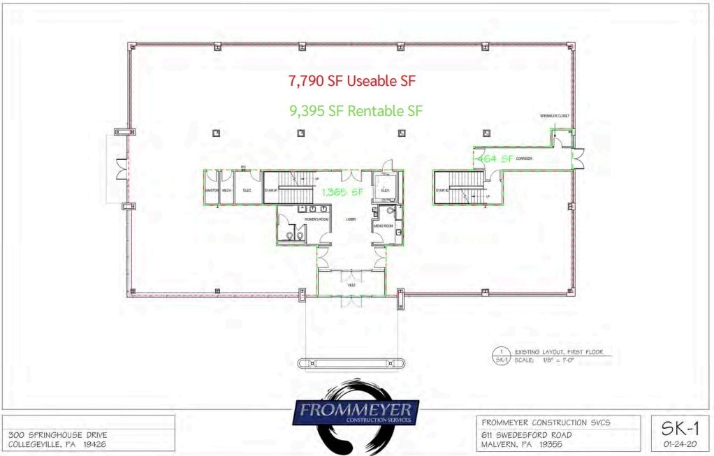 300 Springhouse Dr, Collegeville, PA à louer Plan d’étage– Image 1 sur 1