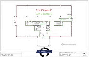 300 Springhouse Dr, Collegeville, PA à louer Plan d’étage– Image 1 sur 1