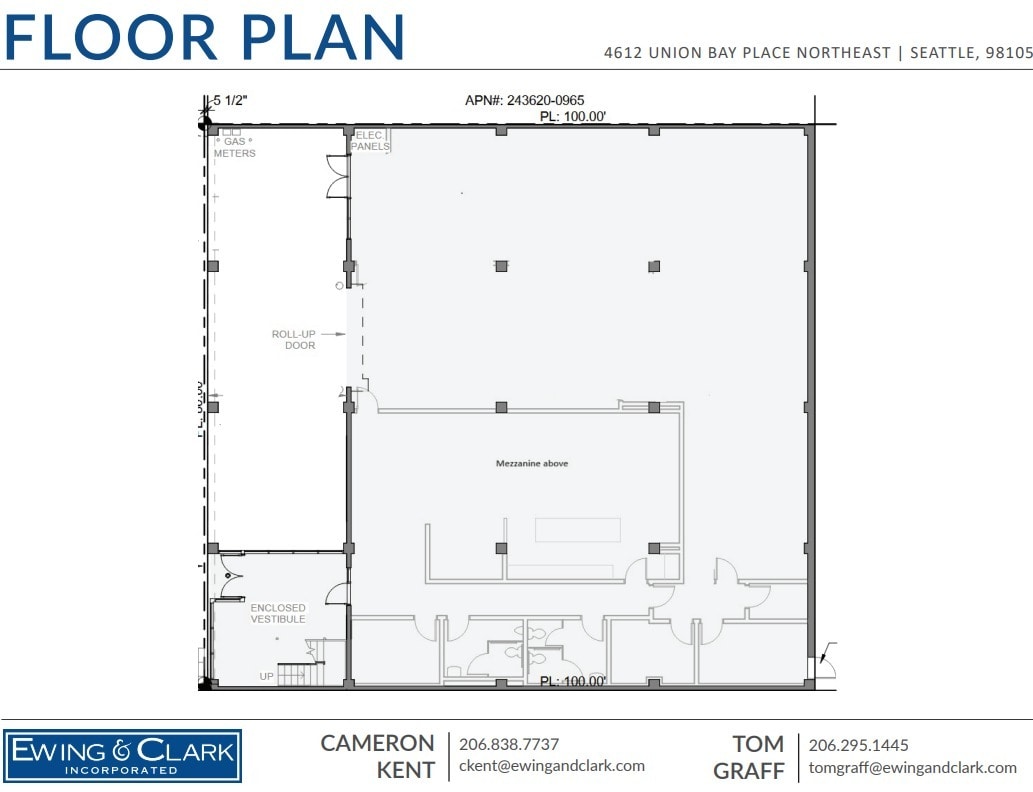 4608-4612 Union Bay Pl NE, Seattle, WA à louer Plan d’étage– Image 1 sur 1