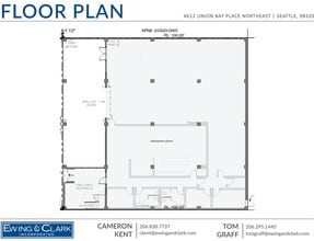 4608-4612 Union Bay Pl NE, Seattle, WA à louer Plan d’étage– Image 1 sur 1