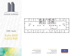 3400 Peachtree Rd NE, Atlanta, GA à louer Plan d’étage– Image 1 sur 1