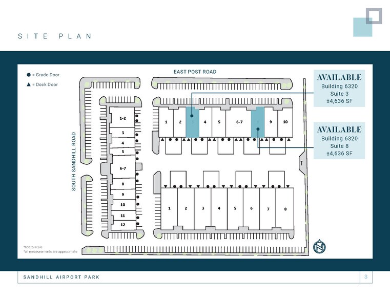 6320 S Sandhill Rd, Las Vegas, NV à louer - Plan de site – Image 2 sur 7