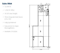 5029-5047 Martin Luther King Fwy, Fort Worth, TX à louer Plan d’étage– Image 1 sur 1