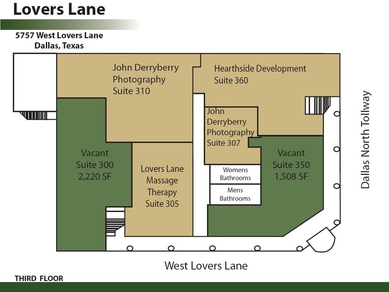 5757 W Lovers Ln, Dallas, TX à louer - Plan d’étage – Image 3 sur 8